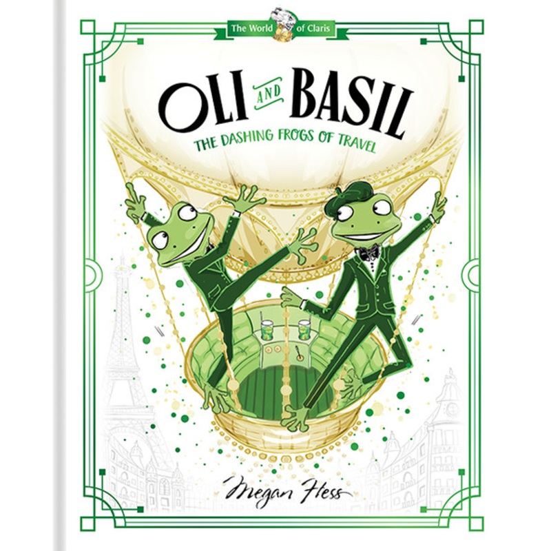 "Oli and Basil: The Dashing Frogs of Travel"