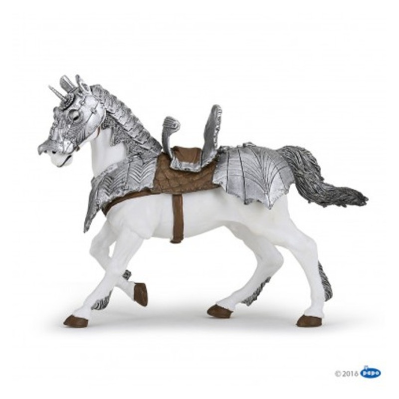 "Papo - Horse in armour Figurine"