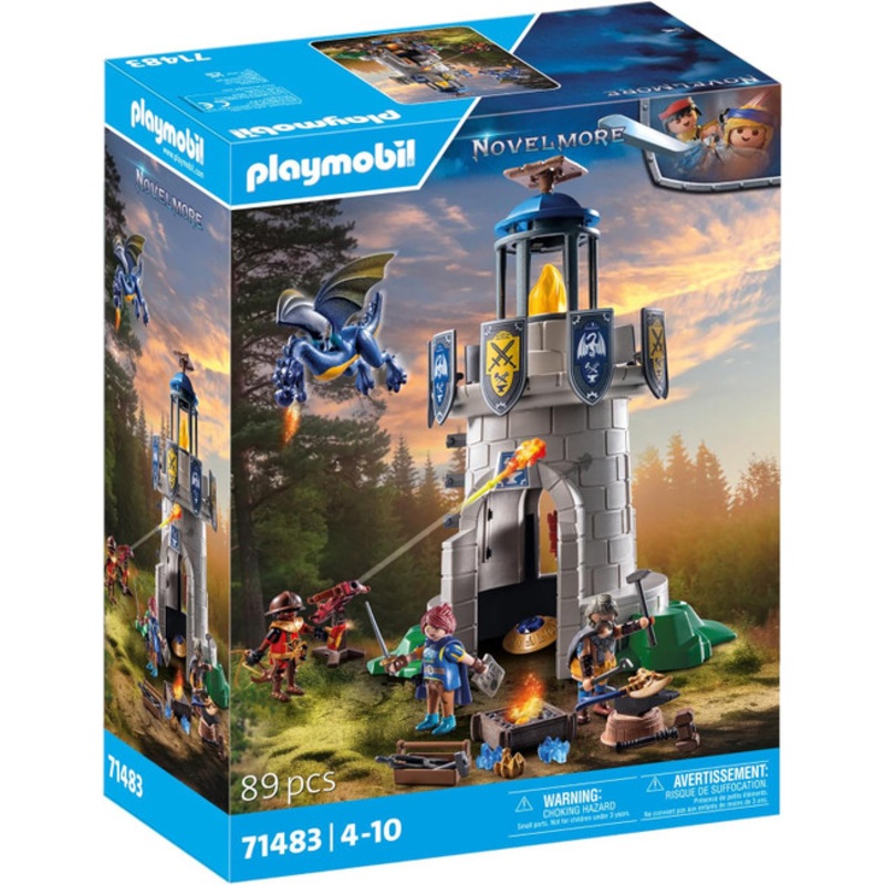 "Playmobil - Novelmore - Knight's Tower with Smith and Dragon 71483"