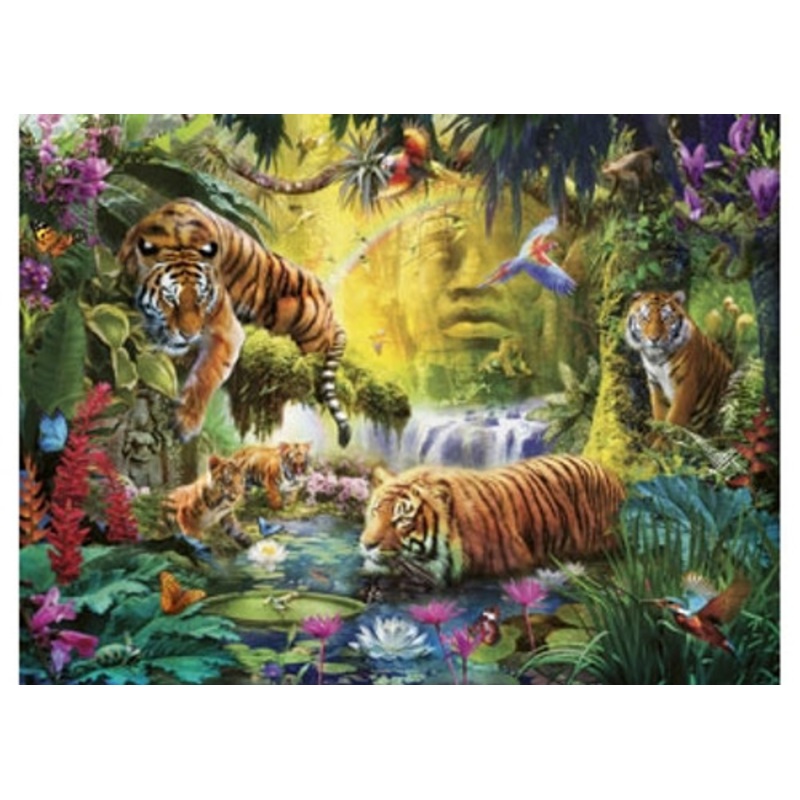 "Ravensburger 1500pc - Tranquil Tigers Puzzle"