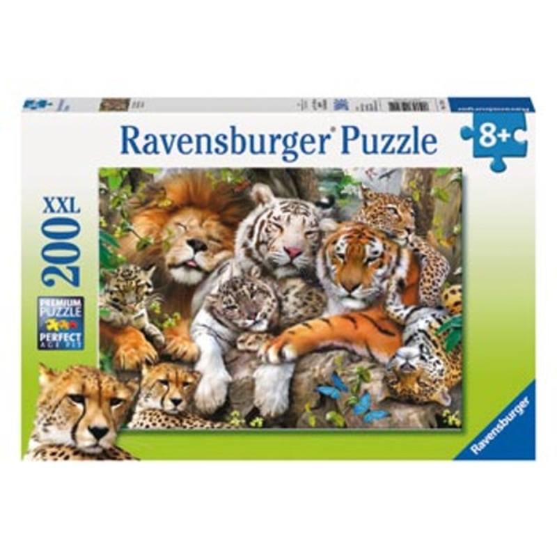 "Ravensburger 200pc -  Big Cat Nap Puzzle"