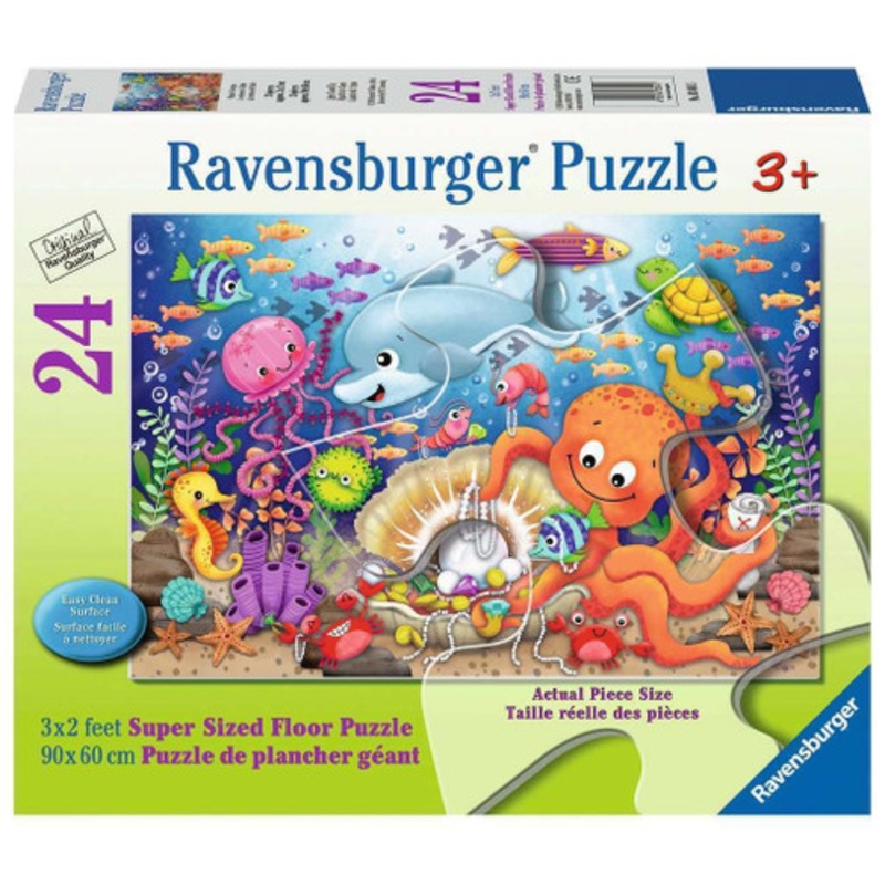 "Ravensburger 24pc - Fishie's Fortune SuperSize Floor Puzzle"