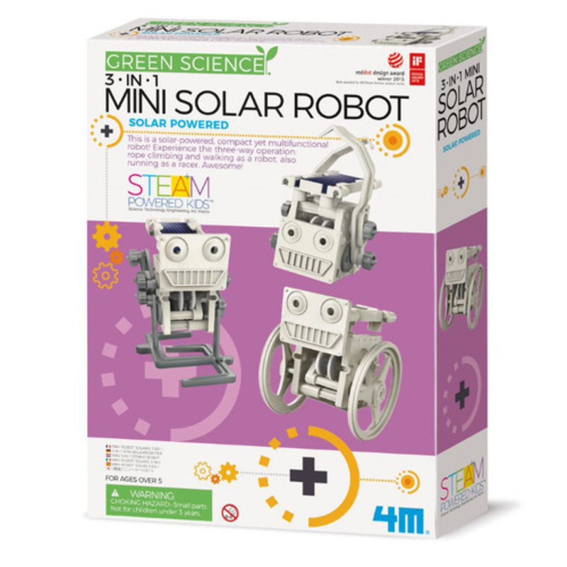 "4M - Green Science - 3 in 1 Mini Solar Robot"