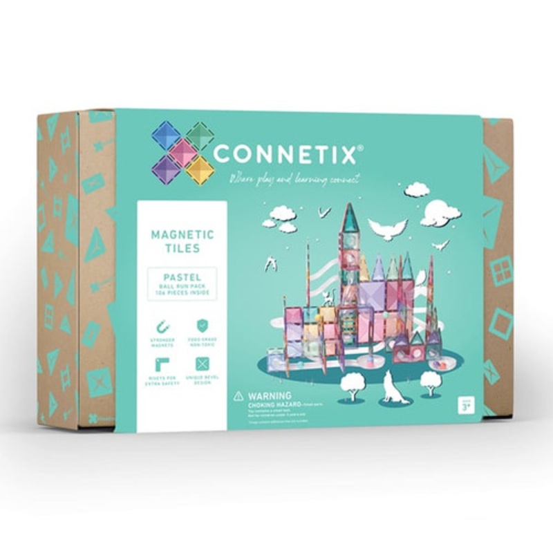 "Connetix - Pastel Ball Run Pack 106pc"
