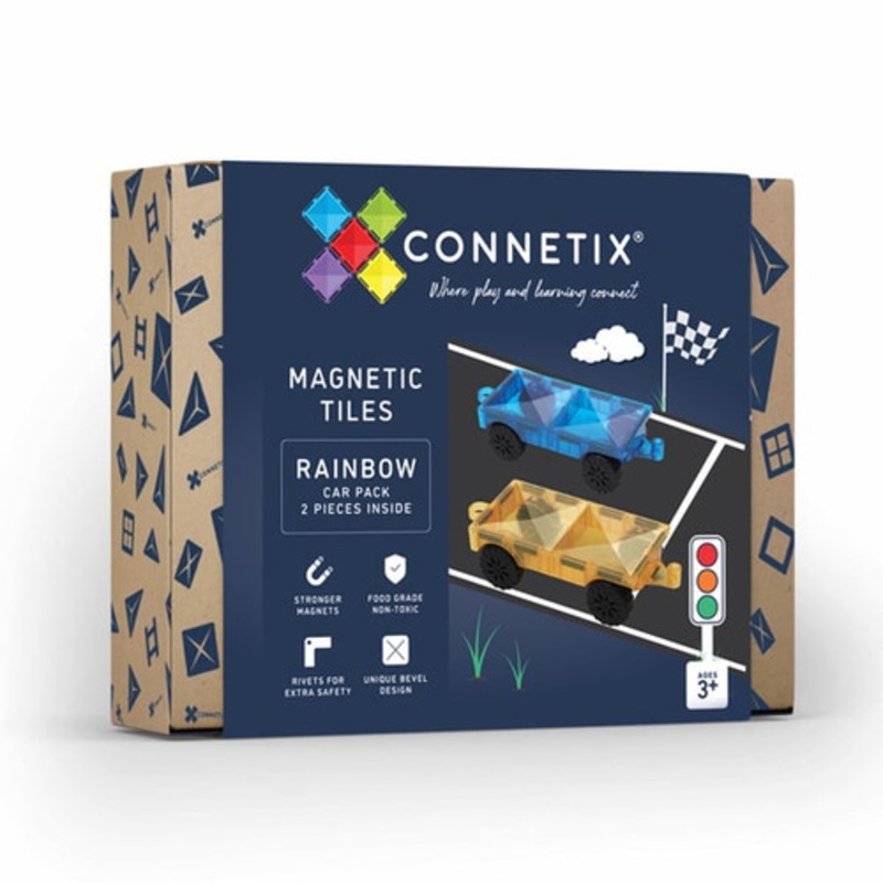 "Connetix - Rainbow Car Pack 2pc"