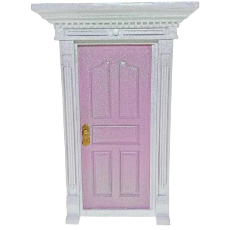 "Cotton Candy - Light Pink Glitter Secret Fairy Door"