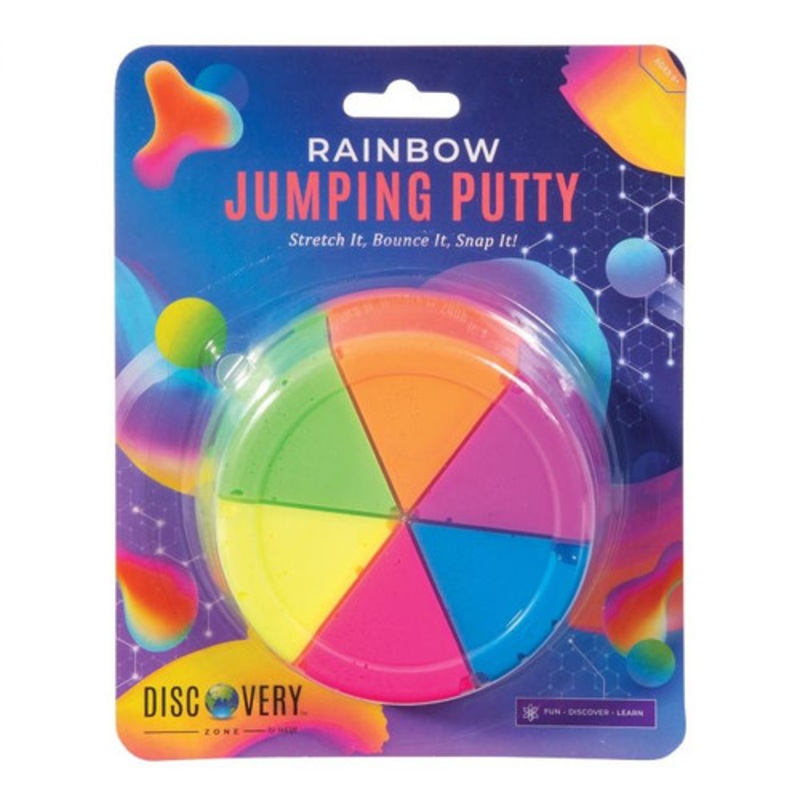 "Discovery Zone - Rainbow Jumping Putty"