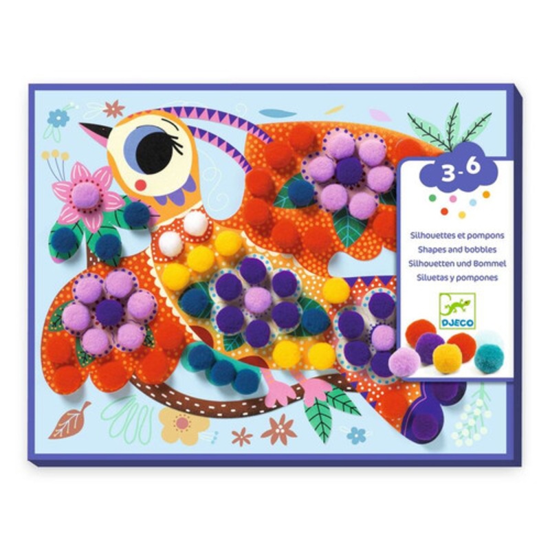 "Djeco - Assortments Pompom Collage"
