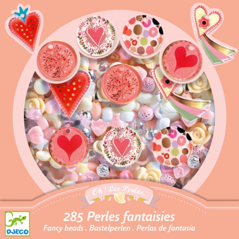 "Djeco - Fancy Beads - Hearts"