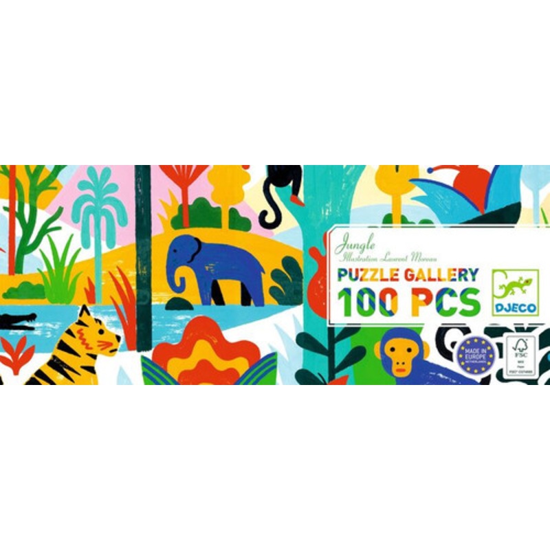 "Djeco - Jungle Gallery Puzzle 100pc"