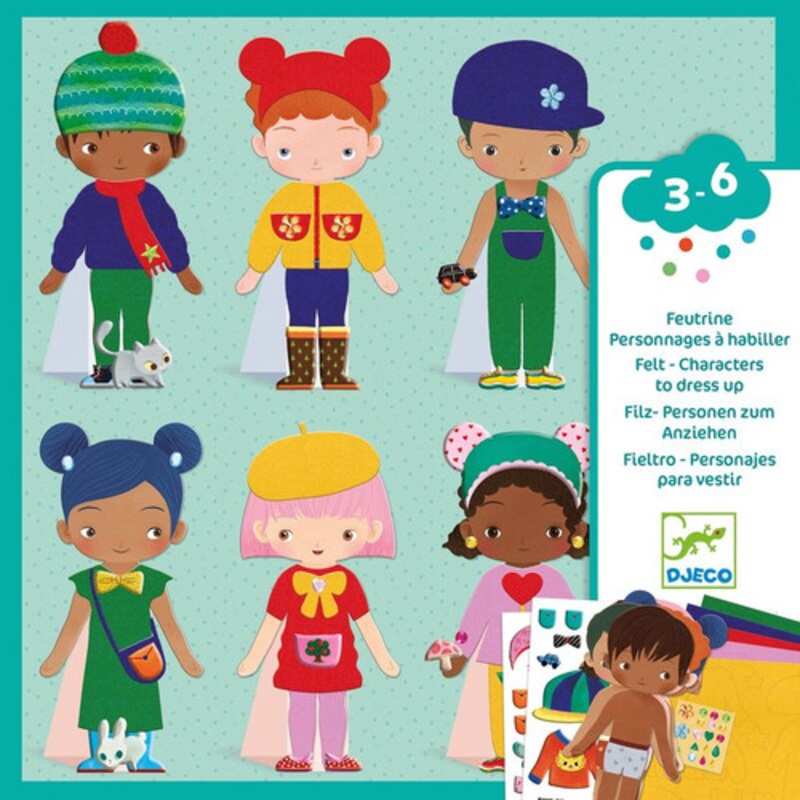 "Djeco - Soft Dress Up Collage Set"