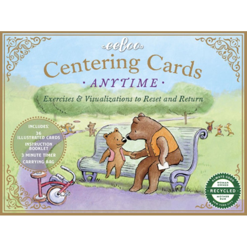 "eeBoo Centering Cards  Anytime"