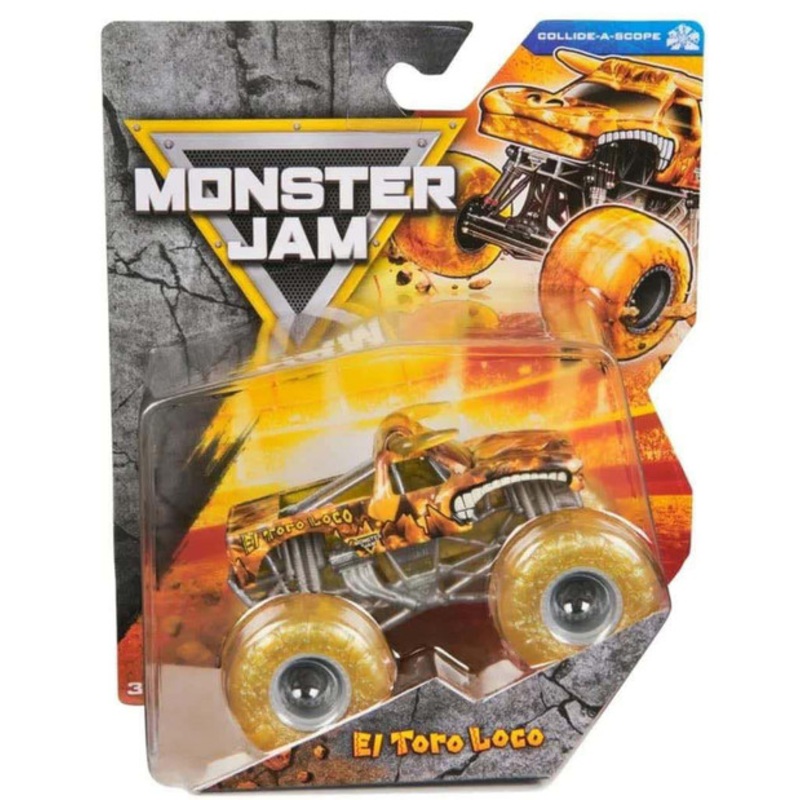 "Monster Jam 1:64 Diecast Monster Trucks- El Toro Loco Collide-A-Scope (Series 42)"