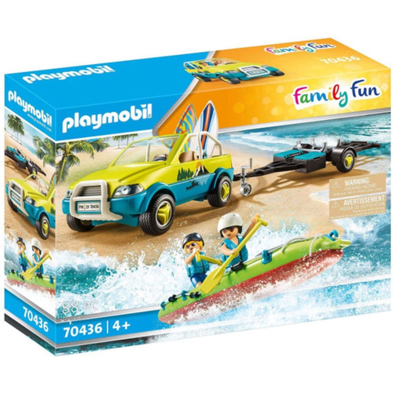 "Playmobil Family Fun - Beach Car with Canoe | 70436"