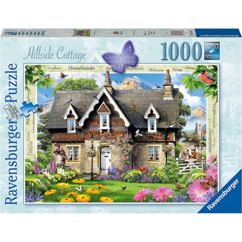 "Ravensburger 1000pc - Hillside Cottage Puzzle"