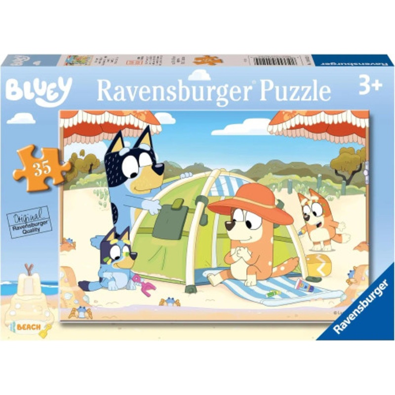 "Ravensburger 35pc - Bluey Beach Day! Puzzle"