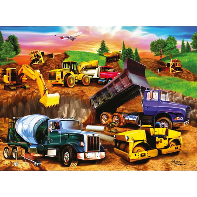 "Ravensburger 60pc - Construction Crowd Puzzle"