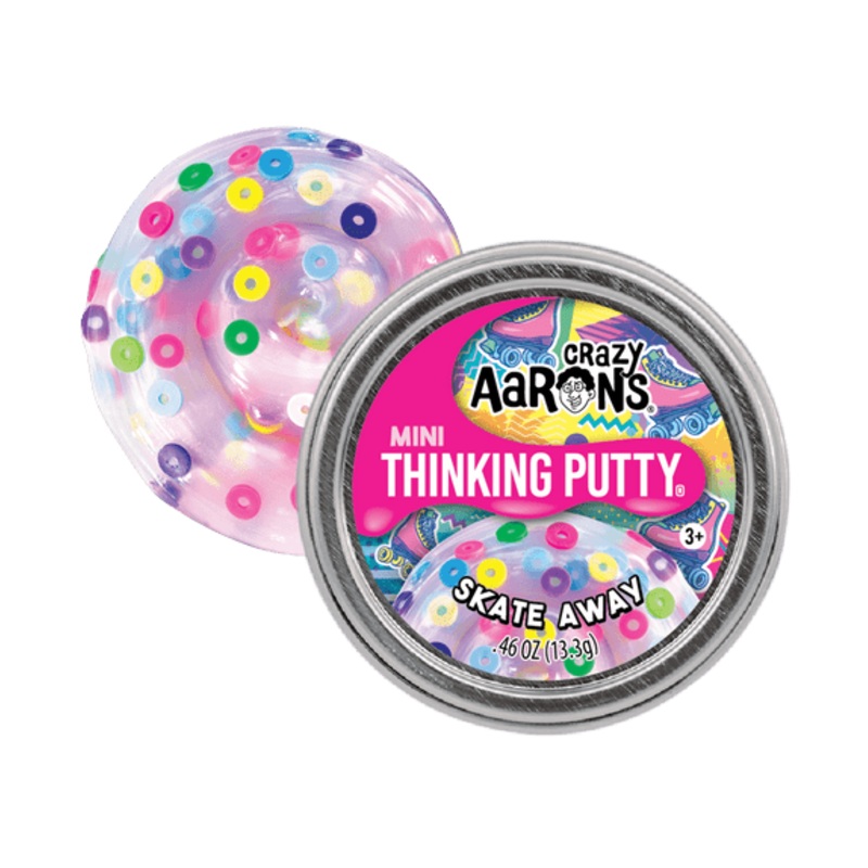 "Crazy Aaron's Mini Thinking Putty - Skate Away 2" Tin"