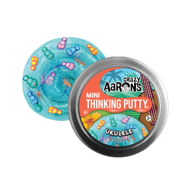 "Crazy Aaron's Mini Thinking Putty - Ukulele 2" Tin"