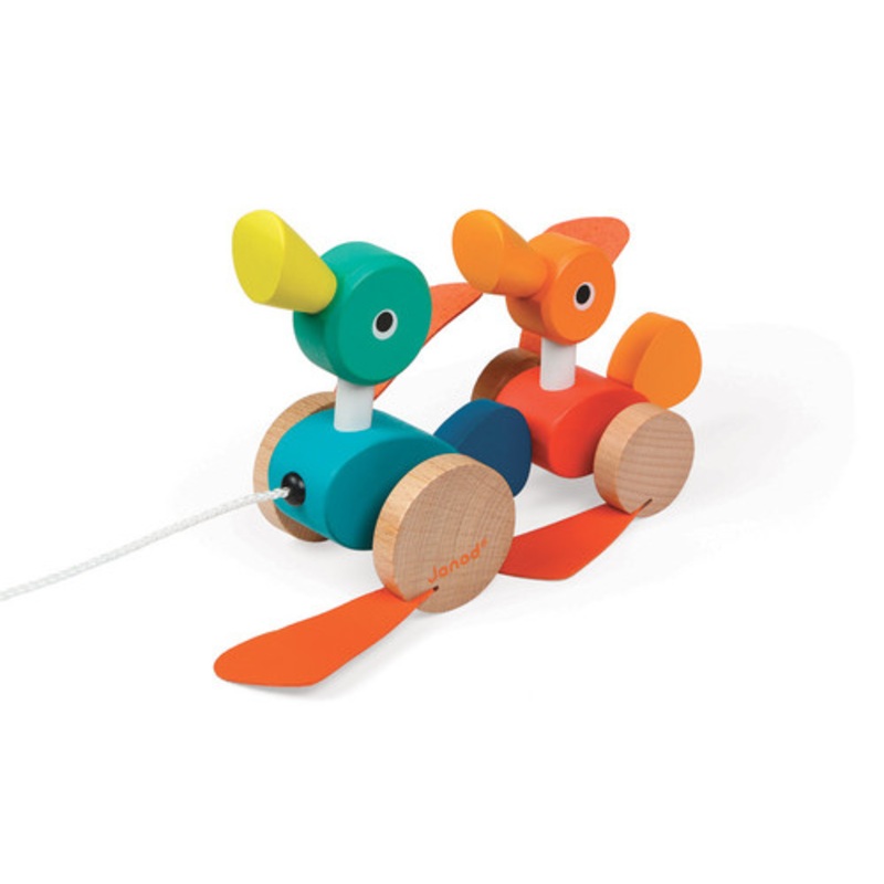 "Janod Duck Family Pull Along - Damage to Box Corner*"