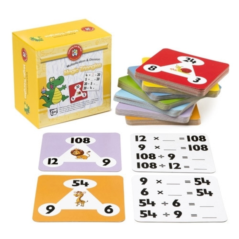 "Learning Can Be Fun - Magic Triangles - Multiplication and Division"