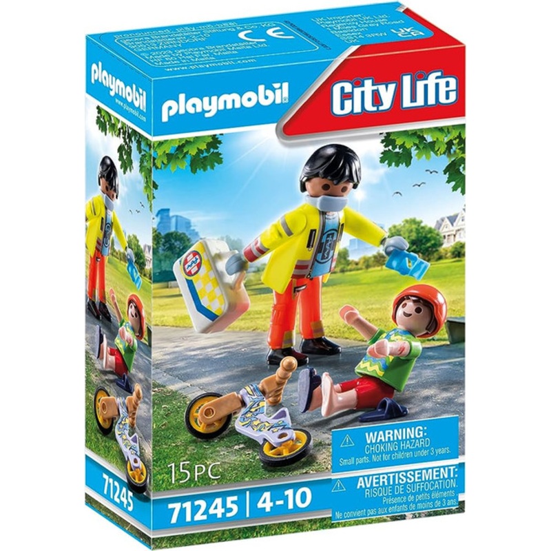 "Playmobil City Life - Paramedic with Patient 71245"