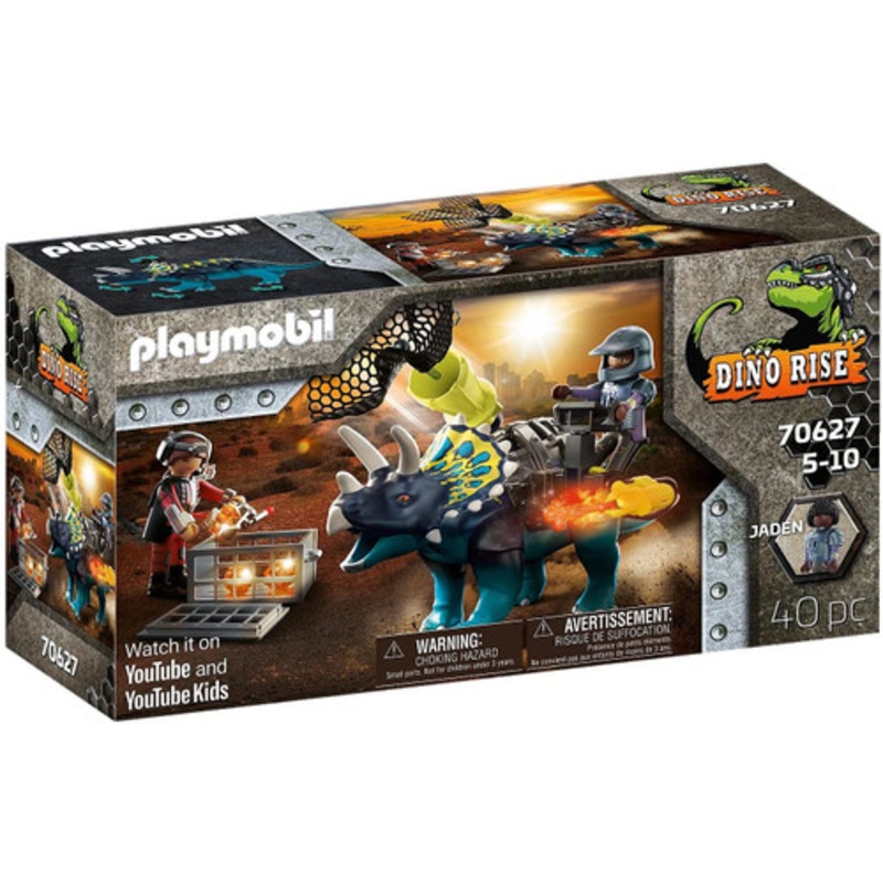 "Playmobil Dino Rise - Triceratops: Battle for The Legendary Stones 70627"