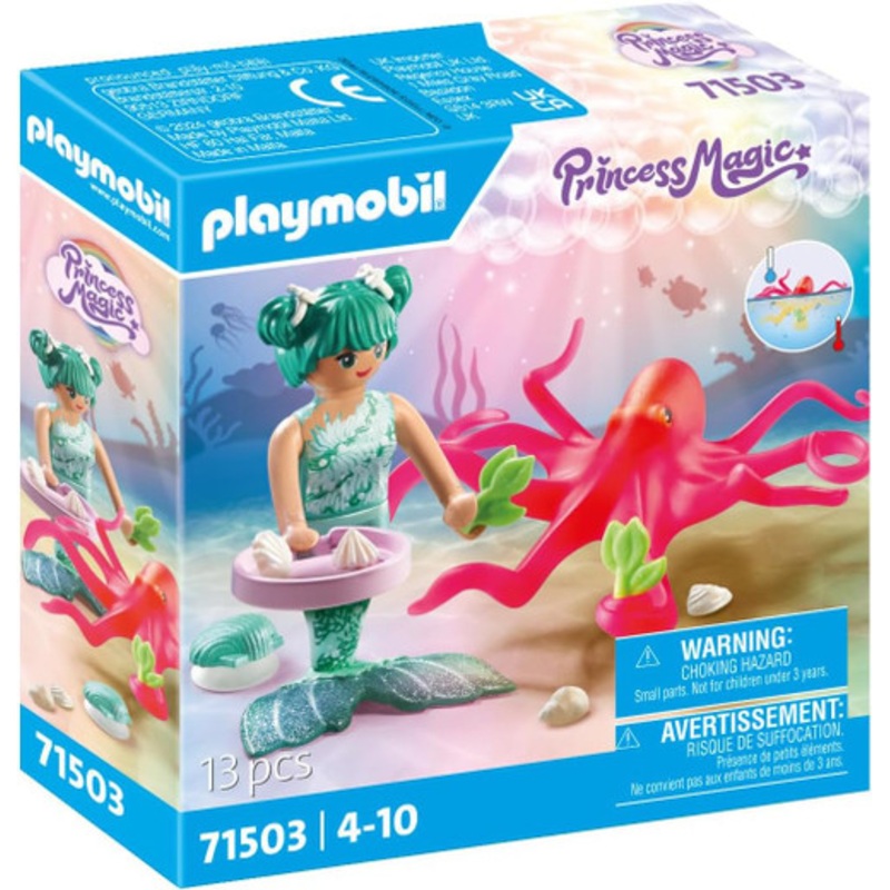 "Playmobil - Princess Magic - Mermaid with Colour-Changing Octopus 71503"