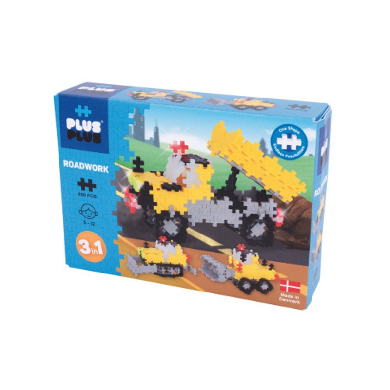 "Plus-Plus - Basic 3-in-1 Roadwork 220pcs"