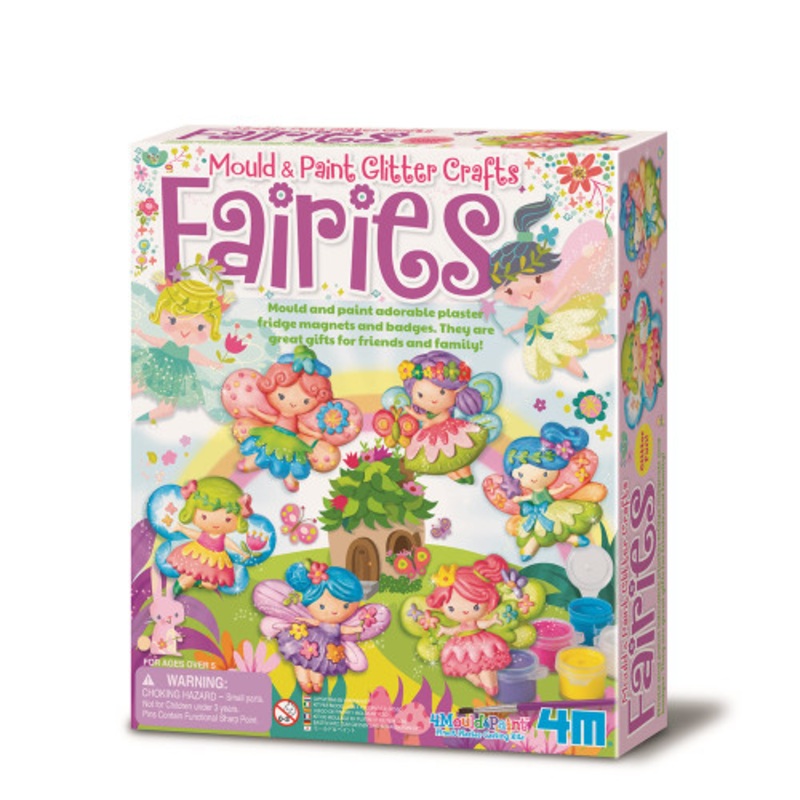 "4M - Mould & Paint Glitter - Fairies"