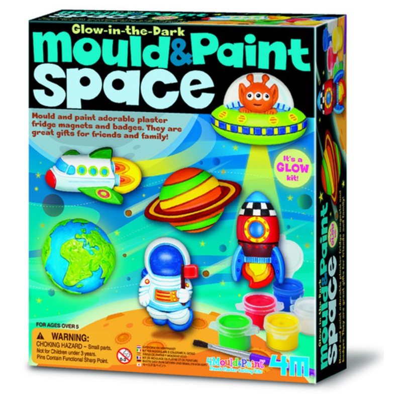 "4M - Mould & Paint - Glow-In-The-Dark Space"