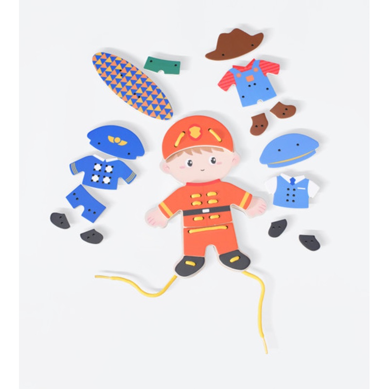 "Classic World - My Job (Boy) Lacing Toy"