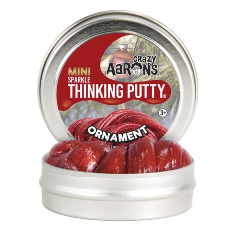 "Crazy Aaron's Mini SPARKLE Thinking Putty - Ornament 2" Tin"