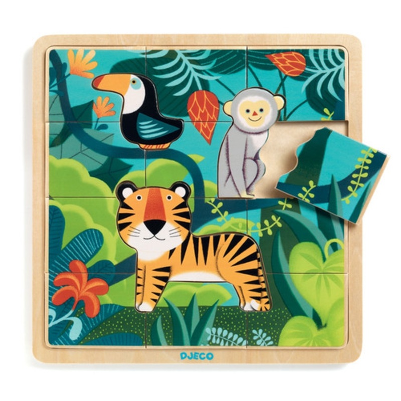 "Djeco - Jungle Wooden Puzzle"