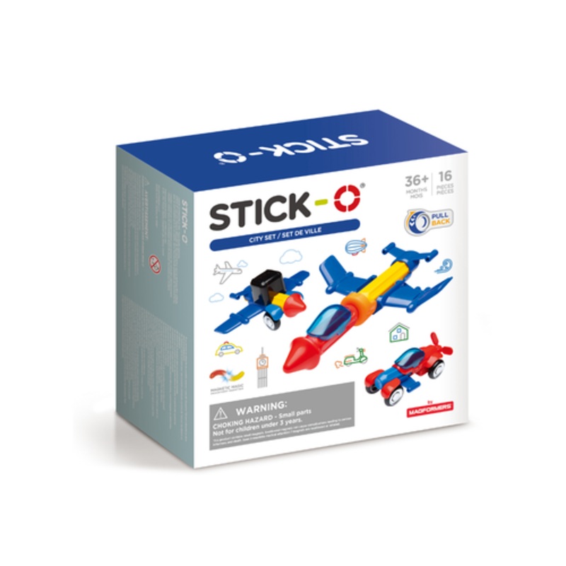 "Magformers Stick-O - City Set 16pc"