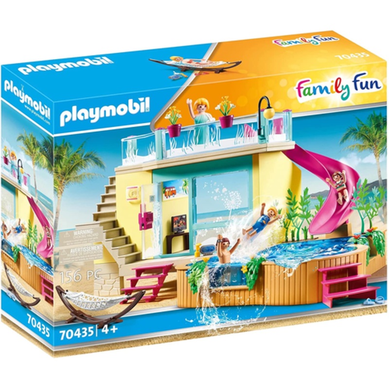 "Playmobil Family Fun - Bungalow with Pool | 70435"