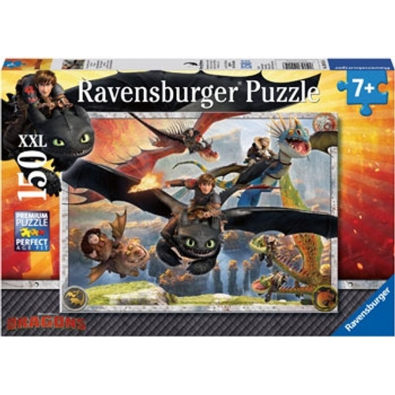 "Ravensburger 150pc - How To Train A Dragon - Easily Tamed Dragons Puzzle"