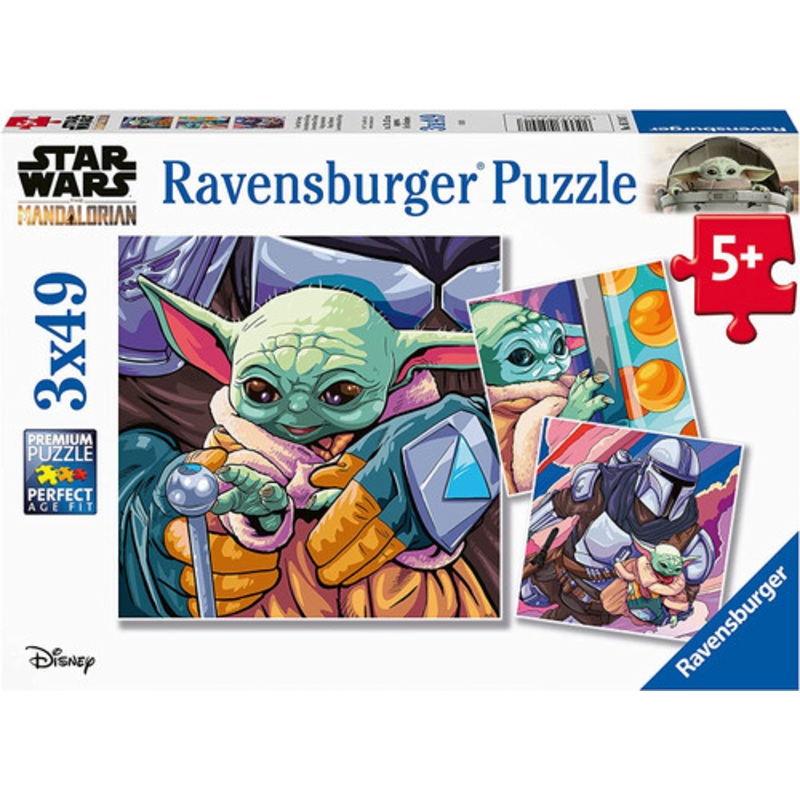 "Ravensburger 3x49pc - Star Wars Grogu Moments Puzzle"