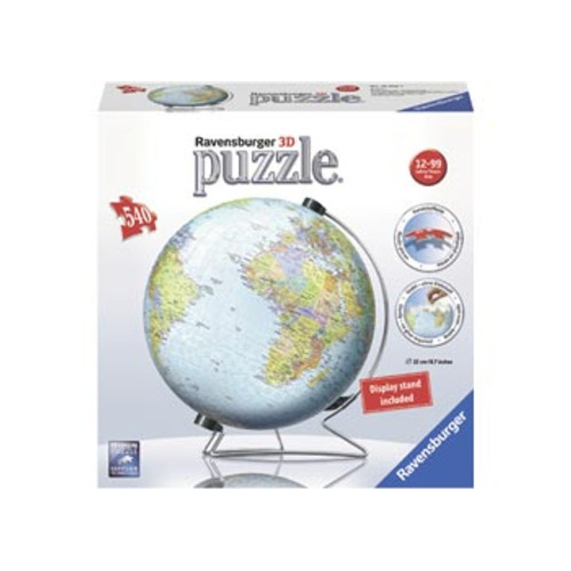 "Ravensburger 540pc - World Globe 3D Puzzleball"