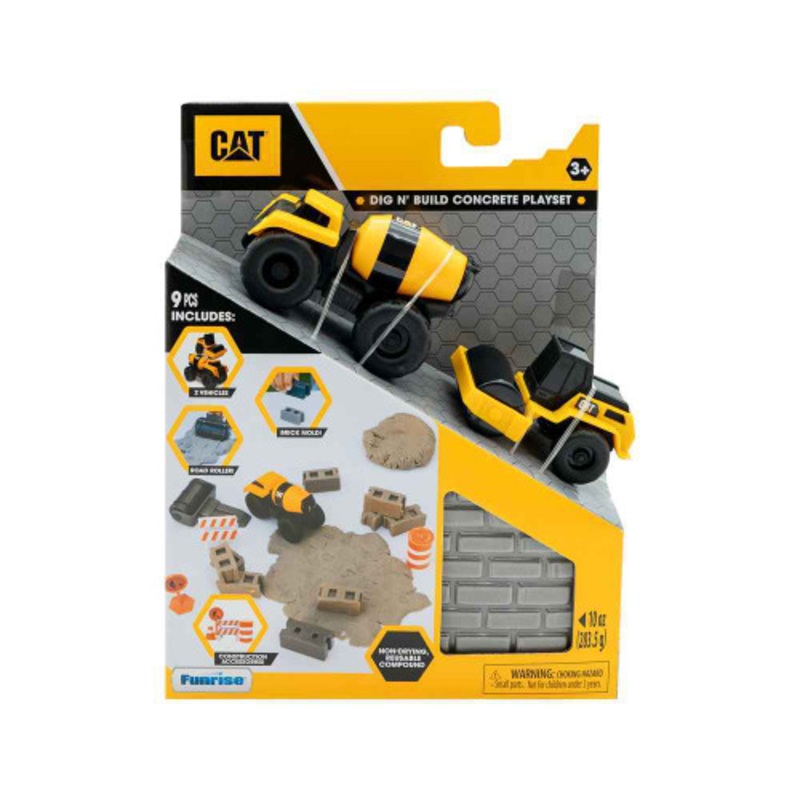 "CAT Dig n' Build Concrete Playset"