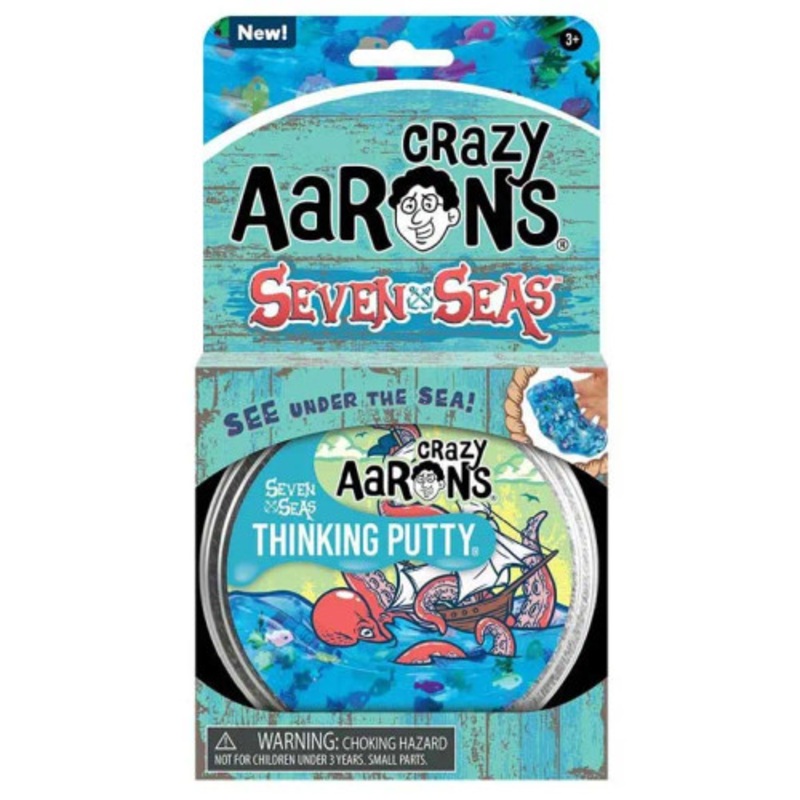 "Crazy Aaron's Thinking Putty - Seven Seas 4" Tin"