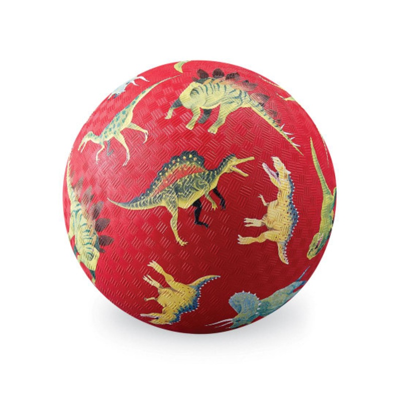 "Crocodile Creek 5'' Ball - Dinosaur Red"