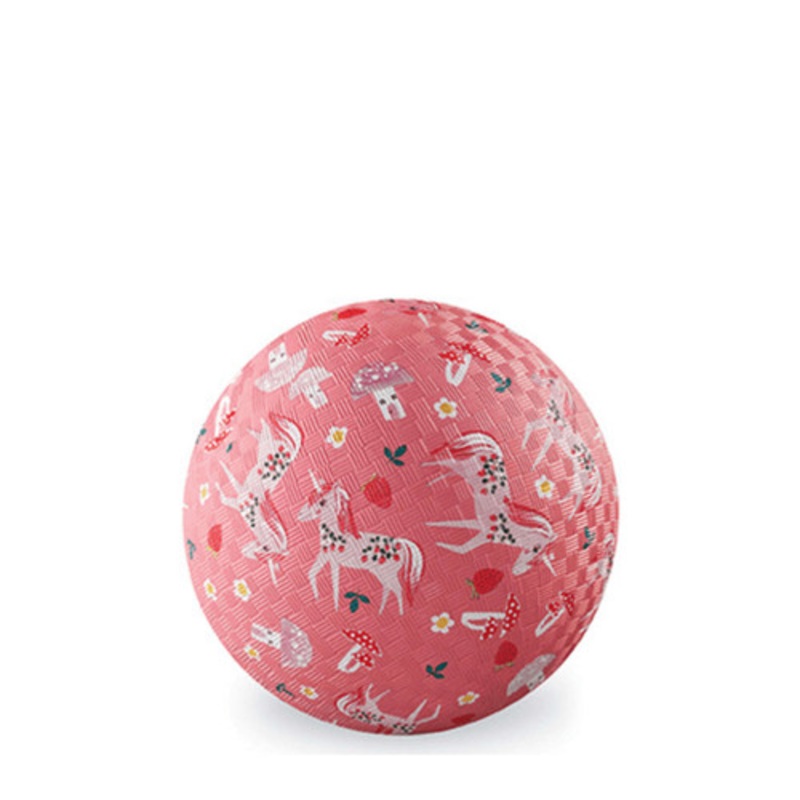 "Crocodile Creek 5" Playground Ball - Unicorn Garden (Pink)"