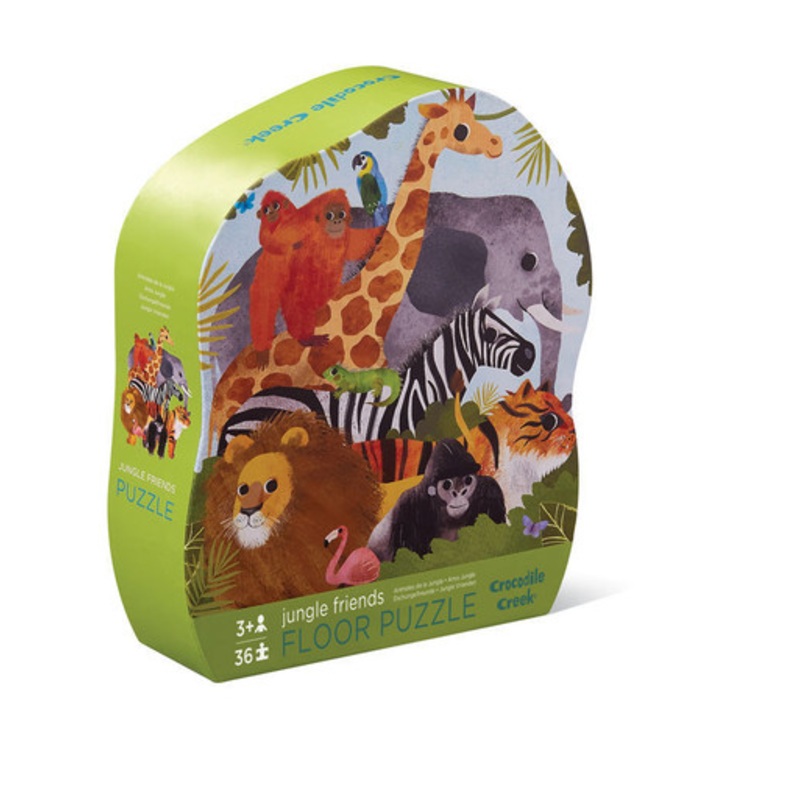 "Crocodile Creek - Classic Floor Puzzle 36 pc - Jungle Friends"