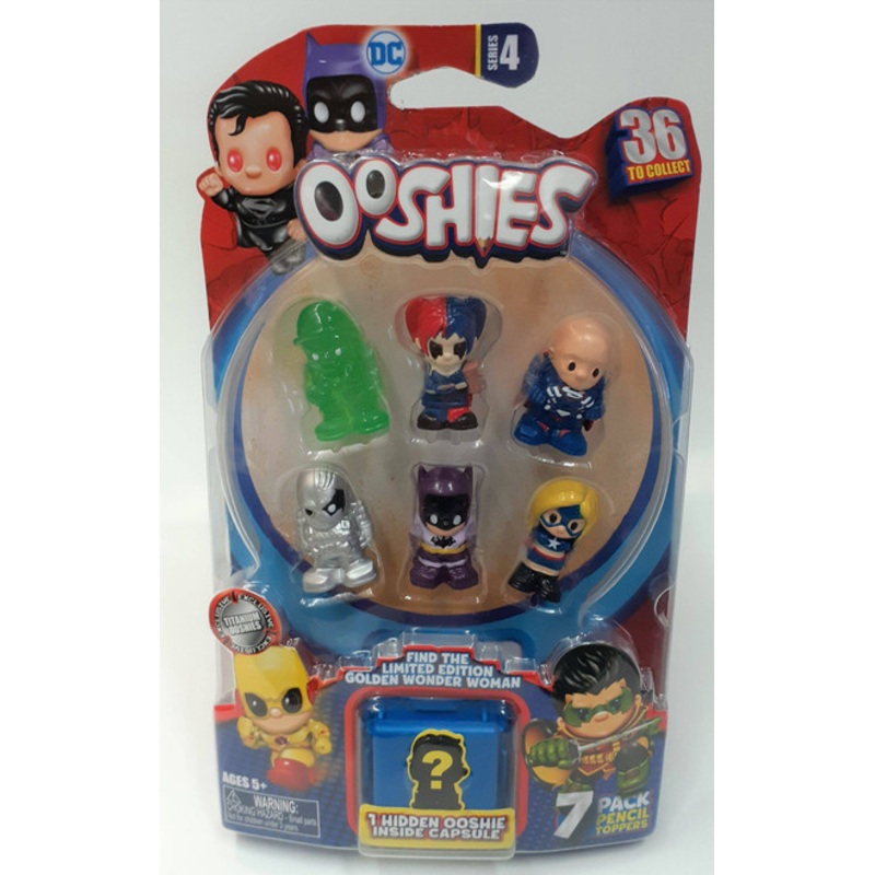 "DC Comics - OOSHIES Pencil Topper 7 pack (Series 4) PACK 4"