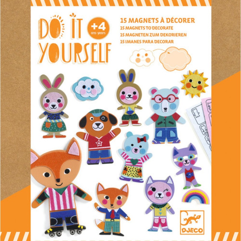 "Djeco - Do It Yourself - Funky Family Magnets"
