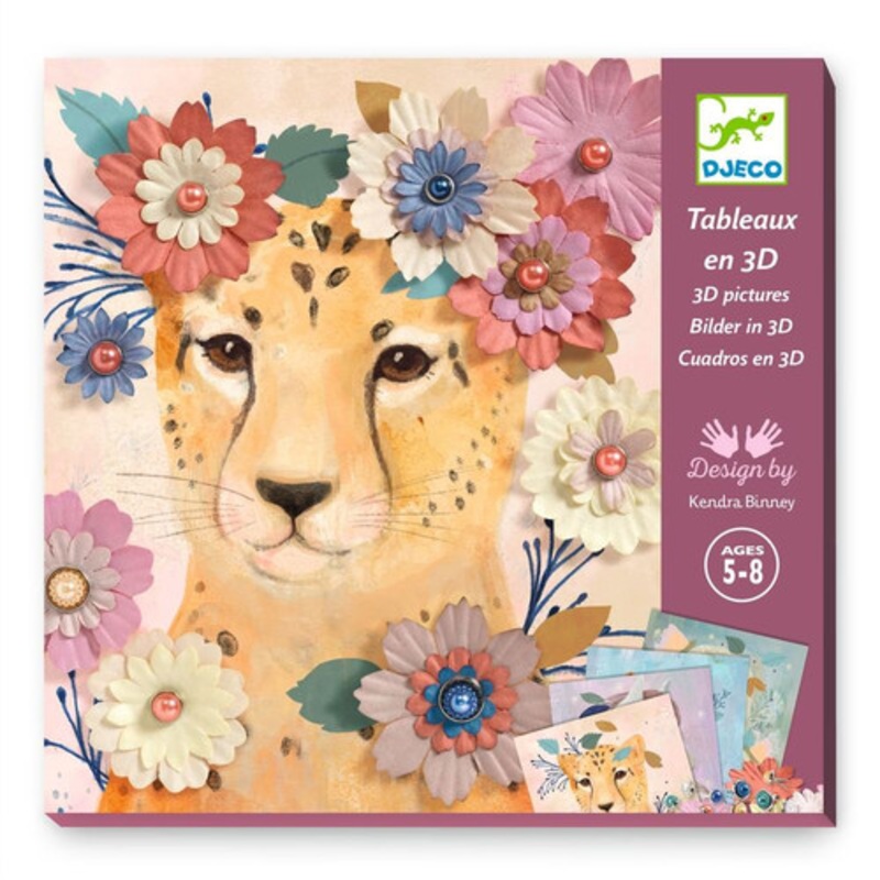 "Djeco - Floral Wreaths 3D Pictures"