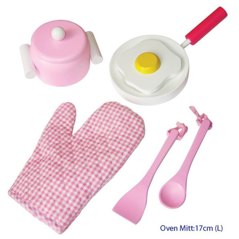 "Fun Factory - Kitchen Cooking Set Pink 7pc"