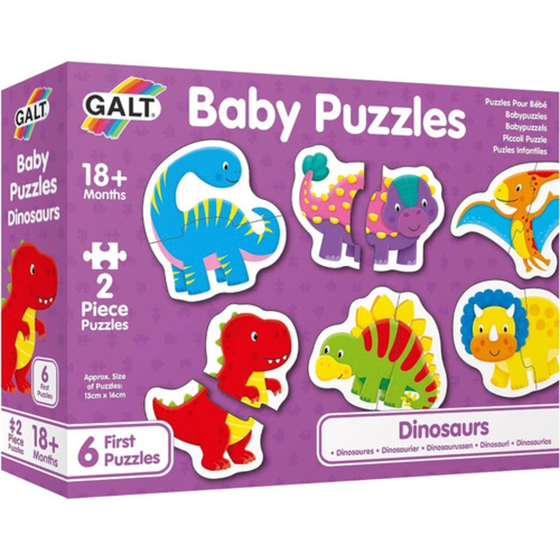 "Galt  Baby Puzzles - Dinosaurs 2pcs"