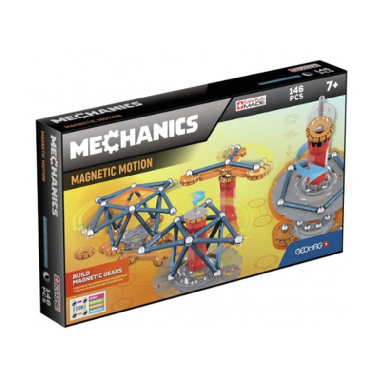 "Geomag Mechanics - Magnetic Motion - Build Magnetic Gears 146pc | 762"